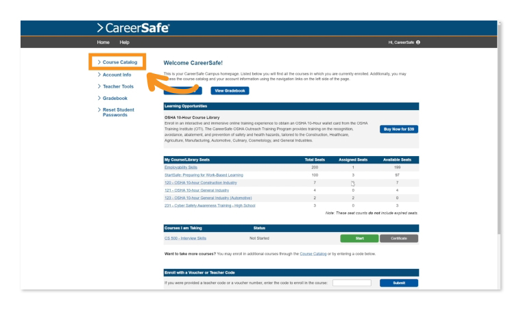 Course Catalog Link