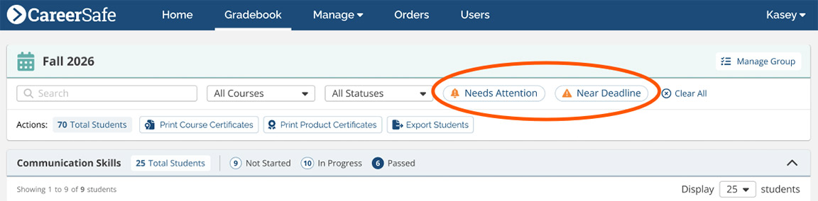 instructor-tools-Filters-Needs-Attention-and-Near-Deadline