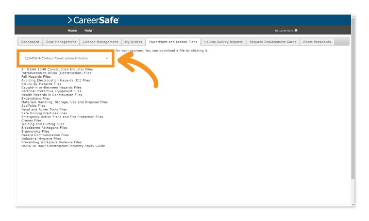 Drop-down Menu
